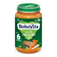 BoboVita Obiadek Teľací vývar s ryžou 190g