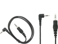 Kábel adaptéra malý konektor JACK 3,5 / 2,5 uhlový stereo 0,8 m (1189)