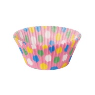 Ružové košíčky na muffiny 4,5 x 3 cm x 100