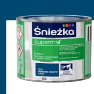 ŚNIEŻKA Supermal olejovo-ftalátový email GLOSS 200ml TMAVOMODRÁ