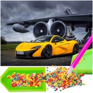 DIAMANTOVÁ MAĽBA Diamantová vyšívacia mozaika 5D obrázok Diamantový rezací papier