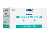 Alkoholom napustené dezinfekčné obrúsky Apteo, 100 kusov