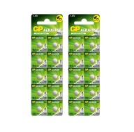 20x alkalická gombíková batéria GP AG3 LR4 1,5V