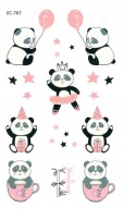 Umývateľné tetovanie pre deti PANDA EC767