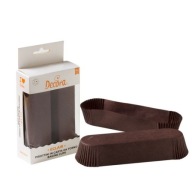 Hnedé eclair poháre 135x35x25mm Decora 60ks