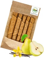 OVOCNÉ VALCE Hruška s vanilkou 50g Prírodný ovocný snack Hruška