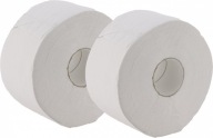 2x Toaletný papier 2-vrstvový 19cmx140m biely