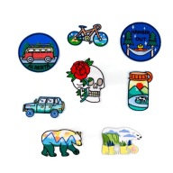 SET 8 horských nažehľovačiek pre Travellera