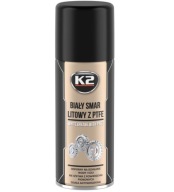K2 BIELY LÍTIOVÝ TUK S TEFLÓNOVÝM PTFE SPRAY ochranou W121 400ML