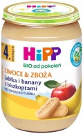 HiPP BIO jablko banán a piškótový dezert 4m+ 190 g