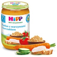 HiPP Kuskus so zeleninou a bio kuracím mäsom, 220g