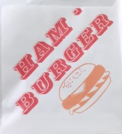 Hamburgerové vrecko, obálka TLAČ 16x16 cm 200 ks