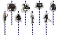 NARODENINOVÉ SLAMKY s postavičkami - THE WITCHER WITCHER MOVIES BIRTHDAY - 8 ks.