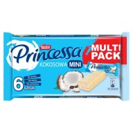 Princessa Mini Waffle kokosová biela čokoláda 78g