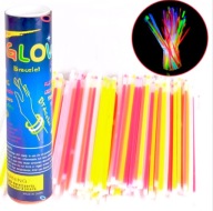 fluorescenčné náramky, LED tyčinky, náramky, chemické svetlo