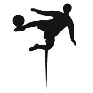 Vrchná figúrka brankár futbalista športovec futbal PLEXI