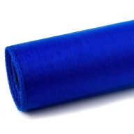 [840006] Organza orezaná na kotúči 40 cm 9m MODRÁ