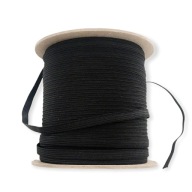 Spodná bielizeň plochá elastická, čierna, 7mm - PEGA