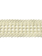 Ozdobná GUIPURE ČIPKA 4,2 CM KRÉMOVÁ