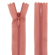 Zipsy KRYTÉ 30cm LOSOS TEMNÝ 1 ks.
