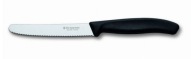 Kuchynský nôž na zeleninu, ovocie, mäso VICTORINOX 6.7833 11cm čierny PIKUTEK