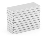 SILNÝ TANIER NEODYMOVÝ MAGNET 25x10x2 10 KS