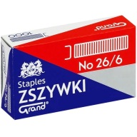 KANCELÁRSKE ZOŠÍVAČKY DO ZOŠÍVAČKY GRAND 26/6 1000 ks.