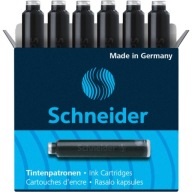 Náplne do pera Schneider - čierne 6 kusov 6601