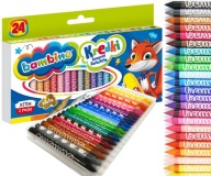 Bambino pastelky 24 farieb vyrobené z kaolínovej hliny