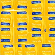 PASANTE NATURELLE klasické a zvlhčené latexové kondómy, 25 ks.