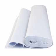 Plsť 2mm, 480g, šírka 100cm, 0,1m - ľadovo biela