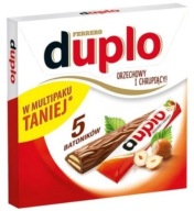 1x91g DUPLO vafle s orechovou náplňou 5-bal