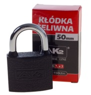 ODOLNÝ LIATINOVÝ VISNÝ ZÁMOK 50mm S KĽÚČOM JADROVÝM