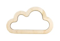 Krúžok na lapač snov Macrame cloud / 12x7 cm