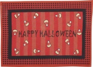 ŠŤASTNÁ HALLOWEENOVÁ DEKORÁCIA ROHOŽKY