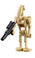 LEGO Star Wars figúrka bojového droida sw0001c + blaster