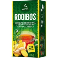 Astra Rooibos Tea Lemon Ginger 20 sáčkov