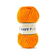 Priadza Luna Art Baby Fox 100-67 / horká mrkva / náhrada Dolphin Bab