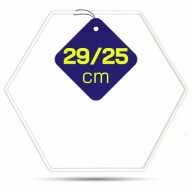 BIELY ŠESTIHRANNÝ prsteň do lapača snov 29 cm x 25 cm kovový kruh pre makramé