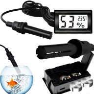 ELEKTRONICKÝ LCD TEPLOMER Vlhkomer so SONDOU 2V1