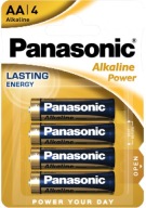 Alkalické batérie PANASONIC AA LR6 4 kusy