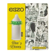 Egzo Bee's Knees Condóm s mäkkými cvočkami