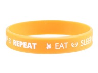 Silikónový náramok - Eat Sleep Camp Repeat