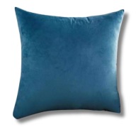 ZAMATOVÝ OBLIEK NA VANKÚŠ 40x40 VELVET VELUR DENIM