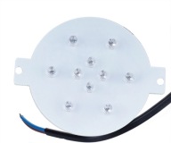 Doštičková žiarovka, LED vložkový modul, 230V 1W modrá