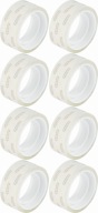 Kancelárske lepiace pásky, transparentné, 18mm 10yd x8