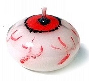 Plávajúca očná sviečka pre VEŠTENIE očí Halloweenske dekorácie Deň svätého Ondreja