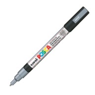 Popisovač UNI POSCA PC-3M strieborný (26)