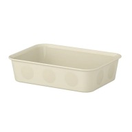 IKEA NOJIG Organizér plastový/béžový 15x20x5 cm
