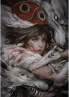 Plagát Anime Manga Mononoke-hime mnhm_005 A3